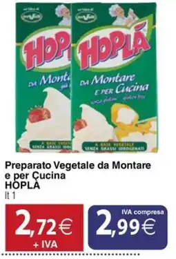 Docks Cash&Carry Preparato Vegetale da Montare e per Cucina Hopla offerta