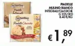 Maxi Coal Piadelle Mulino Bianco Classiche offerta