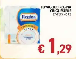 èccoMI Tovaglioli Regina Cinque Stelle offerta
