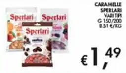 Maxi Coal Caramelle Sperlari offerta