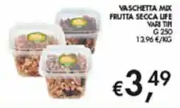 Maxi Coal Vaschetta mix frutta secca life offerta
