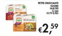 Maxi Coal Fette croccanti Cuore offerta