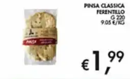 Maxi Coal Pinsa classica Ferentillo offerta