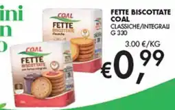 Maxi Coal Fette biscottate Coal offerta