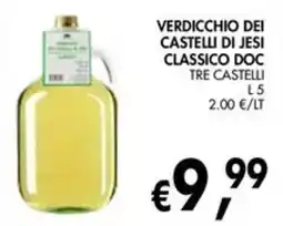 èccoMI Verdicchio dei Castelli di Jesi Classico DOC Tre Castelli offerta