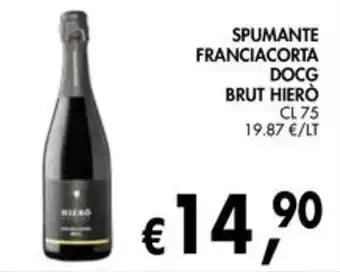 Spumante Franciacorta DOCG Brut Hierò