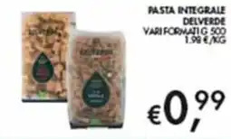 Maxi Coal Pasta integrale delverde offerta