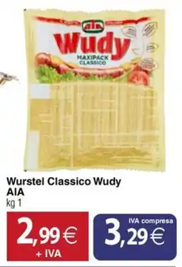 Docks Cash&Carry Wurstel Classico Wudy AIA offerta