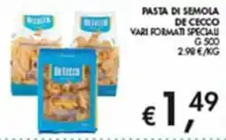 Maxi Coal Pasta di semola De Cecco offerta