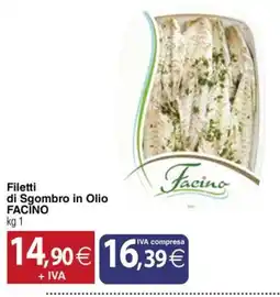 Docks Cash&Carry Filetti di Sgombro in Olio Facino offerta