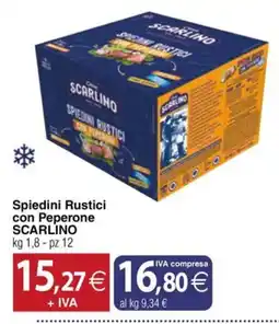 Docks Cash&Carry Spiedini Rustici con Peperone SCARLINO offerta