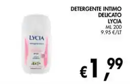 èccoMI Detergente intimo delicato Lycia offerta