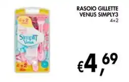 èccoMI Rasoio Gillette Venus Simply3 offerta