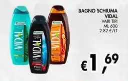èccoMI Bagno schiuma Vidal offerta