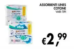 èccoMI Assorbenti Lines Cotone offerta