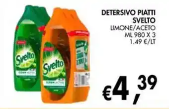 èccoMI Detersivo piatti Svelto offerta