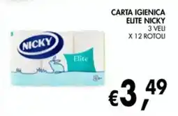 èccoMI Carta igienica Elite Nicky offerta