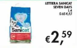 Maxi Coal Lettiera Sanicat Seven Days offerta