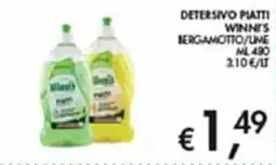 Maxi Coal Detersivo piatti Winni's Bergamotto/Lime offerta