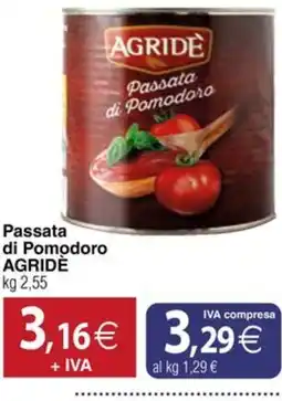Docks Cash&Carry Passata di Pomodoro AGRIDÈ offerta