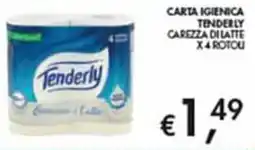 Maxi Coal Carta igienica Tenderly carezza di latte offerta