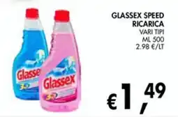 èccoMI Glassex Speed Ricarica offerta