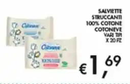 Maxi Coal Salviette struccanti Cotoneve offerta