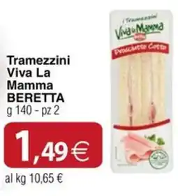 Docks Cash&Carry Tramezzini Viva La Mamma Beretta offerta