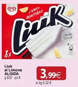 Docks Cash&Carry Liuk al Limone ALGIDA offerta
