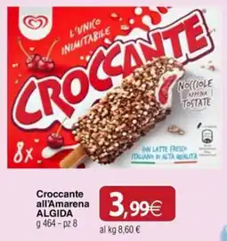 Docks Cash&Carry Croccante all'Amarena ALGIDA offerta