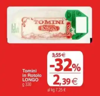 Docks Cash&Carry Tomini in Rotolo LONGO offerta