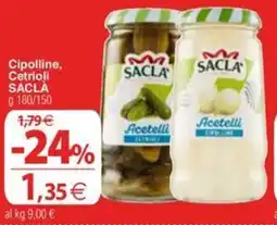 Docks Cash&Carry Cipolline, Cetrioli SACLA offerta