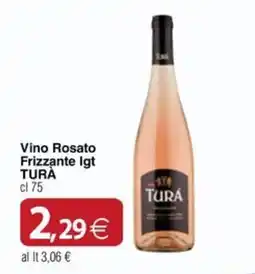 Docks Cash&Carry Vino Rosato Frizzante Igt TURÀ offerta