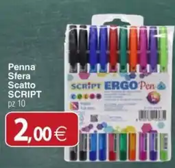 Docks Cash&Carry Penna Sfera Scatto SCRIPT offerta