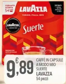 Iper Romagnolo Caffè in capsule a modo mio suerte lavazza offerta