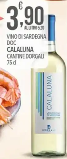 Iper Romagnolo Vino di Sardegna DOC Calaluna offerta