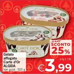 Despar Gelato affogato Carte d'Or Algida offerta