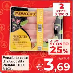 Despar Prosciutto cotto Parmacotto offerta