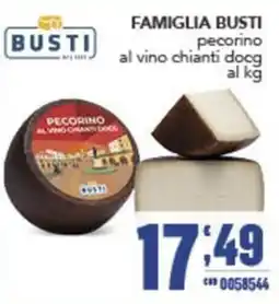 Gruppo di Palo Famiglia Busti pecorino al vino chianti docg offerta