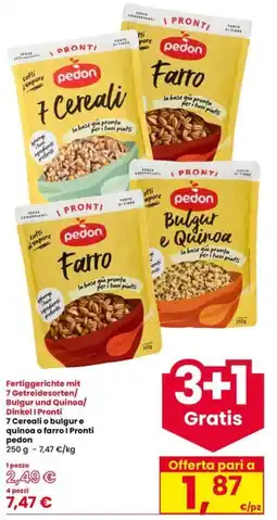Interspar 7 Cereali o bulgur e quinoa o farro I Pronti pedon offerta
