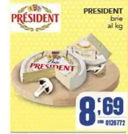 Gruppo di Palo President brie offerta