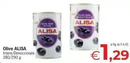 Despar Olive ALISA Intere/Denocciliate offerta