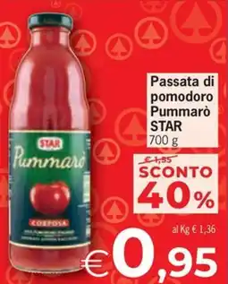 Despar Passata di pomodoro Pummarò STAR offerta