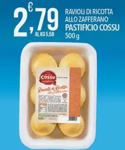 Iper Romagnolo Ravioli di Ricotta allo Zafferano Pastificio Cossu offerta