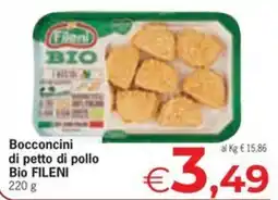 Despar Bocconcini di petto di pollo Bio FILENI offerta