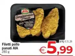 Despar Filetti pollo panati AIA offerta