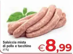 Despar Salsiccia mista di pollo e tacchino offerta