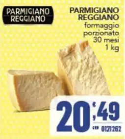 Gruppo di Palo Parmigiano Reggiano formaggio porzionato offerta