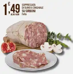 Iper Romagnolo Soppressata di suino e cinghiale su sirboni offerta