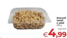 Despar Anacardi tostati e salati offerta